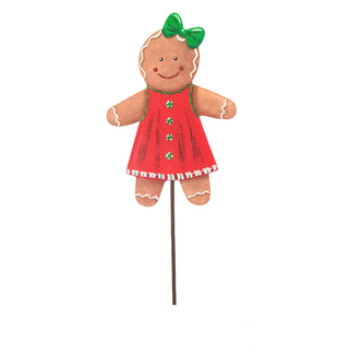 Snowy Gingerbread Boy & Girl