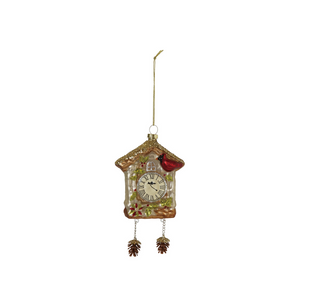 Glass Cuckoo Clock Ornament