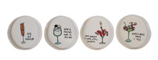 Tipsy Holiday Plate
