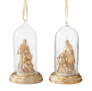 Nativity Cloche Ornaments