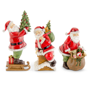 Resin Traditional Santas