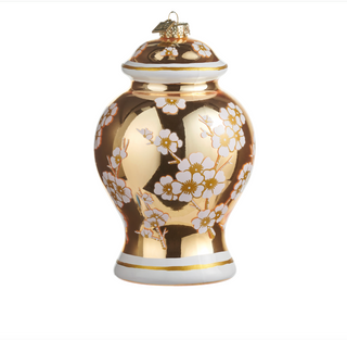 6.25" Golden Ginger Jar Ornament