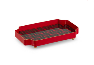 7" Tartan Plaid Trinket Tray