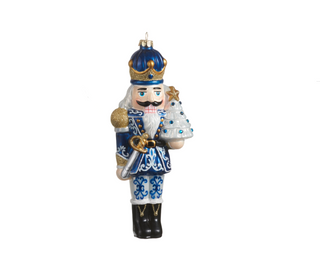 8.25" Chinoiserie Nutcracker Ornament