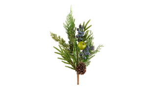 28" Berry and Greenery Spray