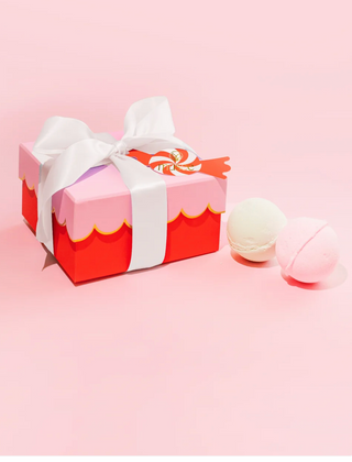 Christmas Scalloped Bath Balm Set