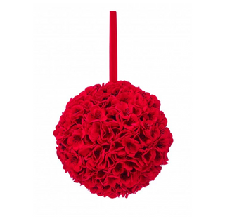 6.5" UV Treated Velvet Cherry Blossom Kissing Ball