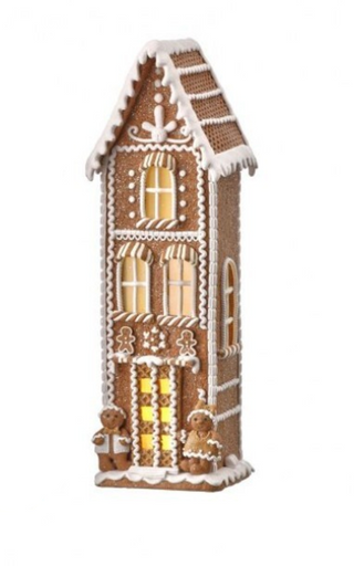 17'' LED Battery Powered Gingerbread House