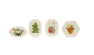 Stoneware Dish with Holiday Icon