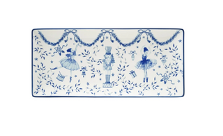 Stoneware Tray with Ballerinas & Nutcracker