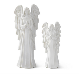 White Ceramic Angels