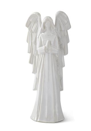 White Ceramic Angels