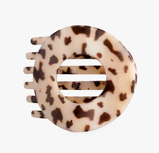 Blonde Tortoise Round Clip