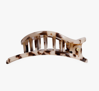 Blonde Tortoise Round Clip