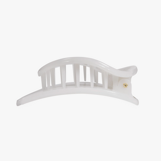 Coconut White Round Clip