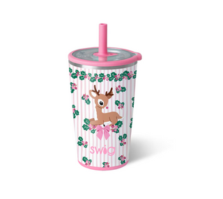 Oh Deer Party Cup Sipper 14oz
