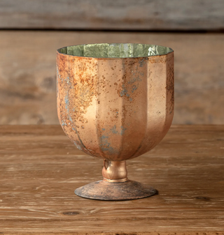 Antique Copper Chalice Small
