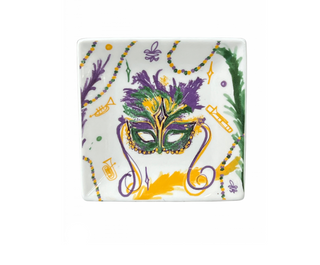 Mardi Gras Mask Dish
