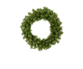 16" Mini Pine Wreath 200 Tips