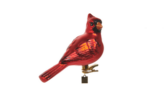 6" Cardinal Clip-On Ornament