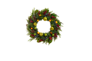 33" Mixed Fruit Wreath
