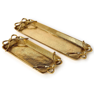 Gold Bows Serving Tray