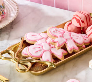 Gold Bows Serving Tray
