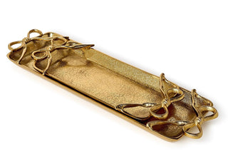 Gold Bows Serving Tray