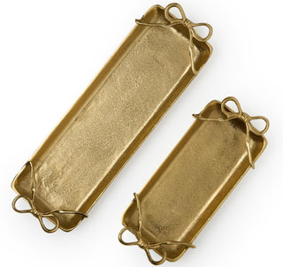Gold Bows Serving Tray