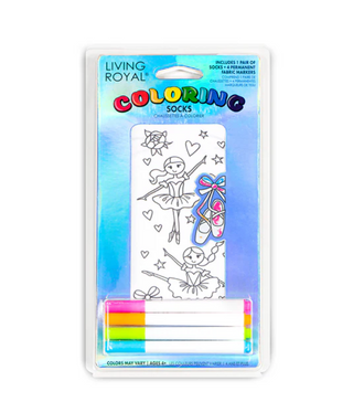 Kids Coloring Socks