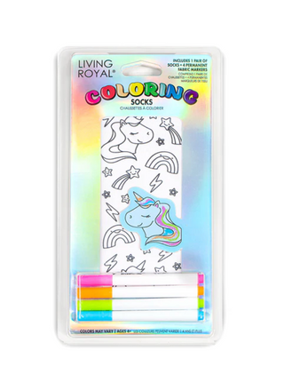 Kids Coloring Socks