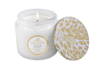 Voluspa Suede Blanc Candle