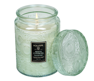Voluspa White Cypress Candle