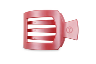 Calming Coral Flat Square Hair Clip
