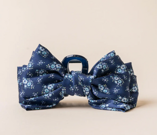 Satin Bow Claw Clips
