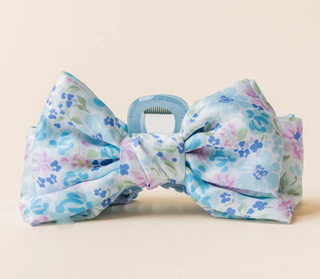 Satin Bow Claw Clips
