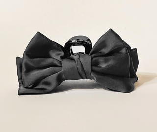 Satin Bow Claw Clips