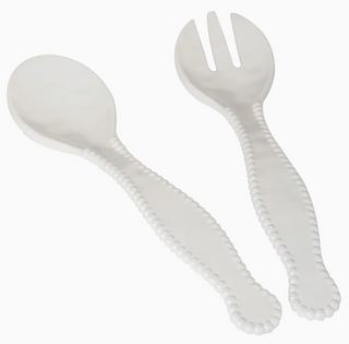 Perlette Cream - Hw Melamine 2 Pc. Salad Servers