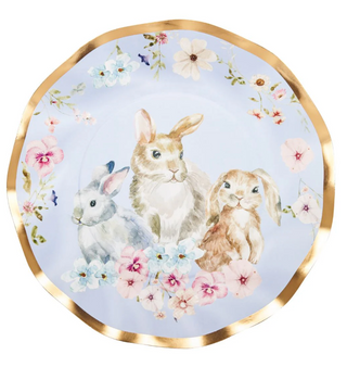 Wavy Salad Plate Charming Easter - 8pkg