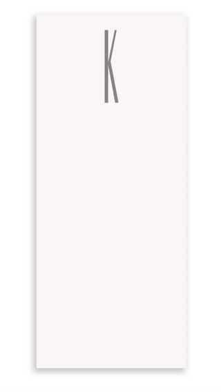 BUCK INITIAL NOTEPAD