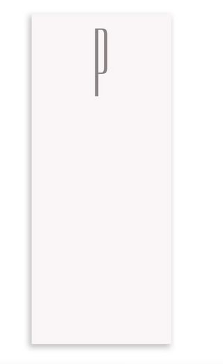 BUCK INITIAL NOTEPAD