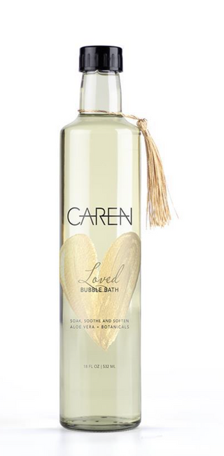 Loved Bubble Bath 18oz glass bottle