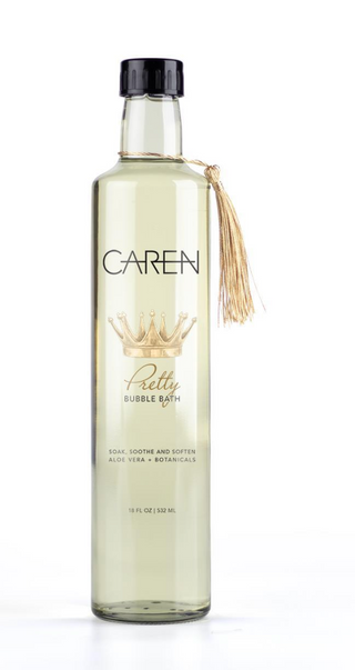 Pretty Bubble Bath 18oz glass bottle