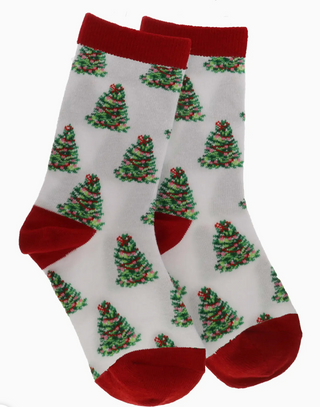 Kids O' Christmas Tree Socks