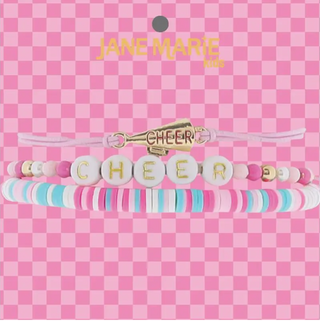 Kids Set of 3, Disk Strand, Rope Strand, Megaphone Bracelet