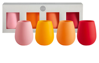 Silicone Unbreakable Glasses Set