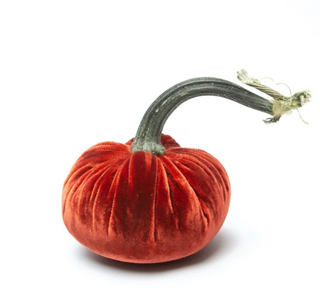 Rust Silk Velvet Pumpkin