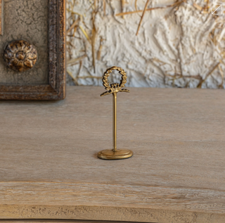 Antique Gold Place Card Holder