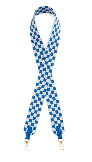 Checkered Game Day Bag Strap