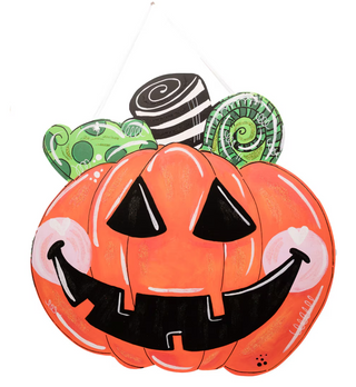 Jack O Lantern Door Hanger